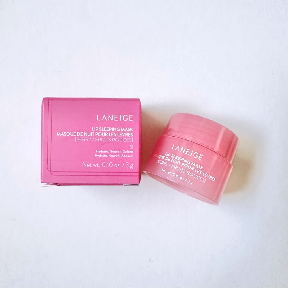 ⭐️ 3/$25 Laneige Lip Sleeping Mask Berry Sample Size .10 Oz. / 3g